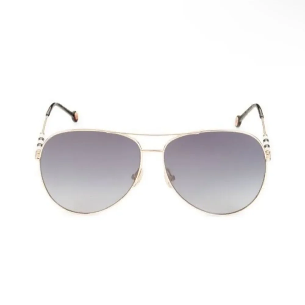 Carolina Herrera NWOT Aviator Sunglasses 64MM Good Frames